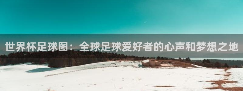 世界杯足球图：全球足球爱好者的心声和梦想之地